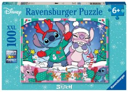 Puzzle 100 elementów Stitch Święta Disney