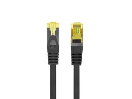 Patchcord kat.6 S/FTP 3m czarny PCF6A-10CU-0300-BK