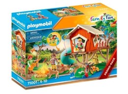 Klocki Zestaw z figurkami Family Fun 71001 Domek na drzewie ze zjeżdżalnią