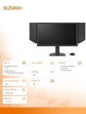 Monitor BENQ XL2566X+ LED 1ms/12MLN:1/HDMI/GAMING