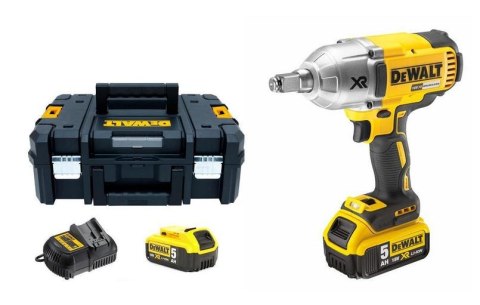 DEWALT KLUCZ UDAROWY 18V 1/2" 950Nm 3-BIEGI 2 x 5,0Ah LI-ION DCF899HP2