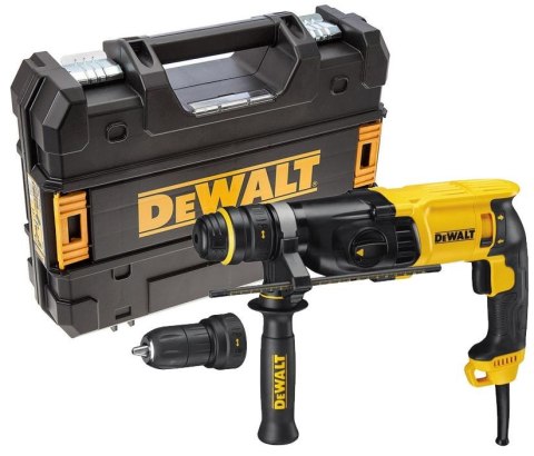 DEWALT MŁOTOWIERTARKA Z OPCJĄ KUCIA 800W 2,8J + UCHWYT + KUFER