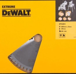 DEWALT PIŁA TARCZ.250x30mmx60z