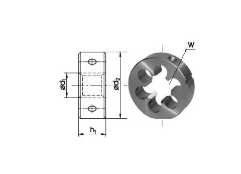 FANAR NARZYNKA CALOWA G 1/2" GWINT RUROWY WALCOWY HSS 800, DIN-EN 24231