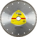 KLINGSPOR TARCZA DIAMENTOWA TURBO 230mm x 2,5mm x 22,2mm EXTRA DT300UT, BETON