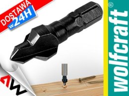 WOLFCRAFT WIERTŁO Z POGŁĘBIACZEM 4-10mm, CHWYT 6-KĄT 1/4