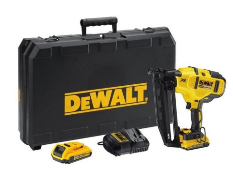 DEWALT GWOŹDZIARKA 18V 16Ga 32-63mm 2 x 2,0Ah LI-ION BEZSZCZOTKOWA DCN660D2