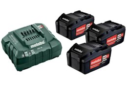 METABO.AKUMULATOR 18V 4,0Ah x3 +ŁADOW. ASC 55 ...