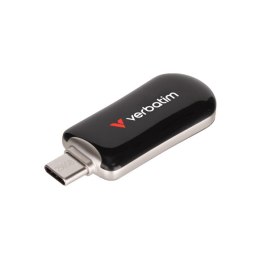 Verbatim USB flash disk, USB C, 256GB, Plectra, czarny, 30226, USB C