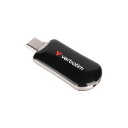 Verbatim USB flash disk, USB C, 256GB, Plectra, czarny, 30226, USB C