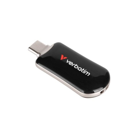 Verbatim USB flash disk, USB C, 256GB, Plectra, czarny, 30226, USB C