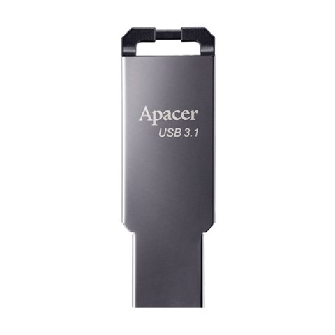 Apacer USB flash disk, USB 3.0, 64GB, AH360, srebrny, AP64GAH360A-1, z oczkiem na brelok