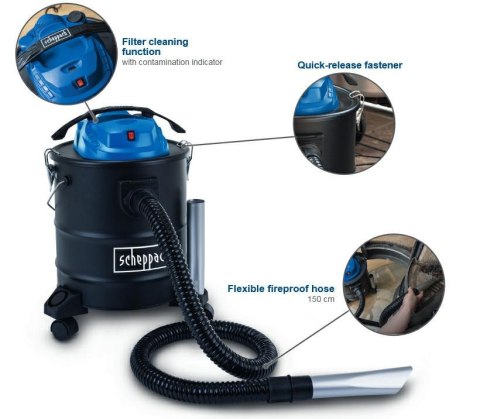 SCHEPPACH ODKURZACZ DO POPIOŁU AVC25