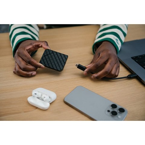 SSD Zewnętrzny Verbatim Store ,n ,Go Mini Diamond, 32025, 1000GB, czarna, 1000 MB/s MB/s-R, USB C, 1000 MB/s MB/s-W