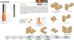 CMT FREZ HM D=18 I=20 L=50 S=8 PROSTY KRÓTKI.