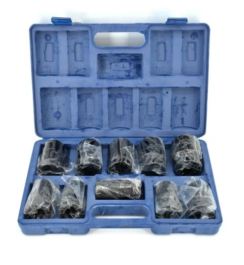 ZESTAW NASADEK UDAROWYCH 1" 10cz. 17-41mm /SILVER