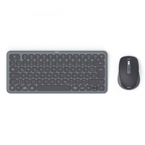 Zestaw klawiatura i mysz WKM-500 Czarno-szara