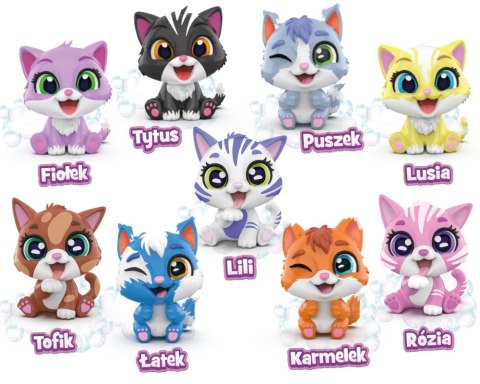 Figurka Brudaski w kąpieli Kotki Zestaw Łazienka, Tofik