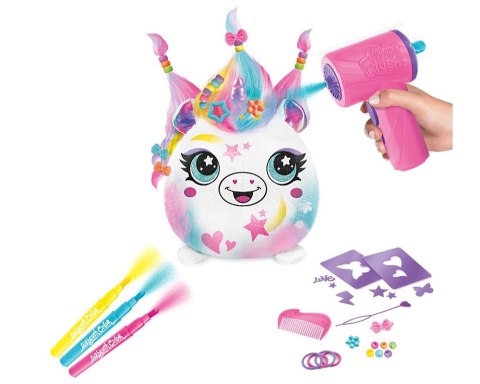 Maskotka Projekt Plusz Fryzurki - Zestaw z elektronicznym aerografem - Księżniczka