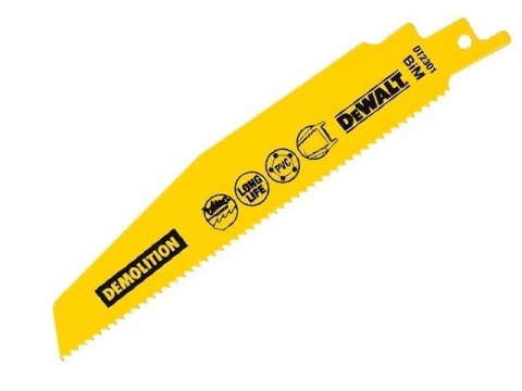 DEWALT BRZESZCZOT DO PIŁY SZABLASTEJ 288mm UNIWERSALNY EXTREME /5szt.