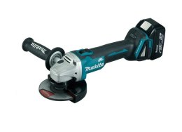 MAKITA SZLIFIERKA KĄTOWA 18V 125mm 2 x 5,0Ah LI-ION BEZSZCZOTKOWA WALIZKA MAKPAC DGA504RTJ