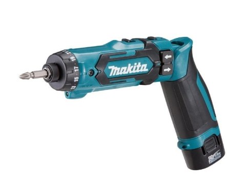 MAKITA WKRĘTAK AKUMULATOROWY LI-ION 7,2V 2 x 1,5Ah LI-ION DF012DSE