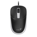 Genius DX-123 Mysz przewodowa, czarno-szara, 1200DPI