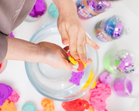 Masa plastyczna Misiolina 60g 1 foremka Różowa