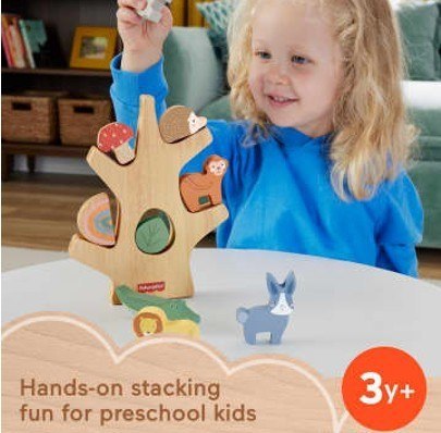 Wooden Drewniane drzewko zestaw klocków