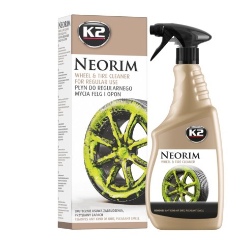 K2 PŁYN DO MYCIA FELG OPON NEORIM 700ml