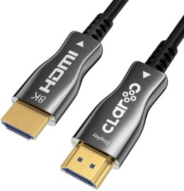 Kabel HDMI Claroc optyczny HDMI 2.1 AOC 8K 120Hz 40m