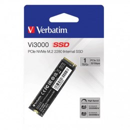 SSD Wewnętrzny Verbatim Vi3000 M.2, 49375, 1000GB, czarny, NVMe