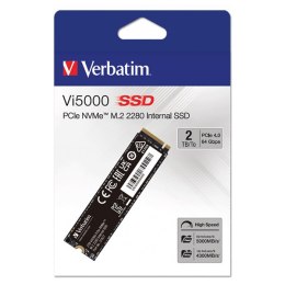 SSD Wewnętrzny Verbatim Vi5000 M.2, 31827, 2000GB, czarny, NVMe