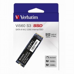 SSD Wewnętrzny Verbatim Vi560, 49363, 512GB, czarny, SATA III