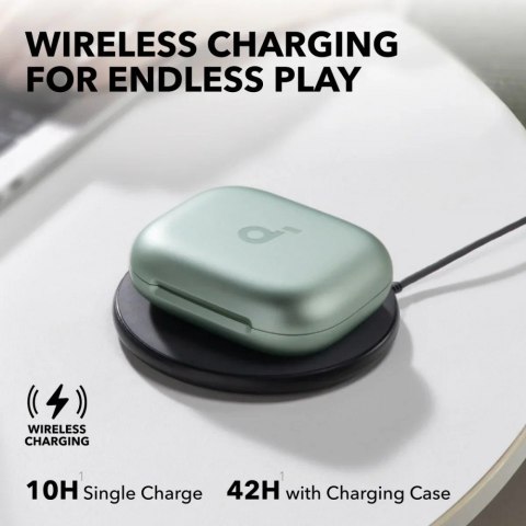 Słuchawki bezprzewodowe Soundcore Aero Fit 2 Bluetooth zielone