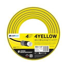 WĄŻ OGRODOWY 4 YELLOW 1/2'' 30MB