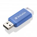 Verbatim USB flash disk, USB 2.0, 64GB, DataBar, niebieski, 49455, do archiwizacji danych