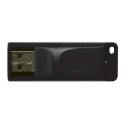 Verbatim USB flash disk, USB 2.0, 64GB, Slider, czarny, 98698, USB A, z wysuwanym złączem