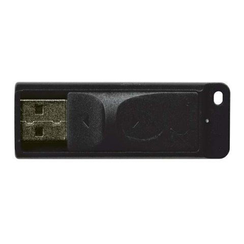 Verbatim USB flash disk, USB 2.0, 64GB, Slider, czarny, 98698, USB A, z wysuwanym złączem