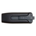Verbatim USB flash disk, USB 3.0, 16GB, V3, Store N Go, czarny, 49172, USB A, z wysuwanym złączem