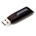 Verbatim USB flash disk, USB 3.0, 16GB, V3, Store N Go, czarny, 49172, USB A, z wysuwanym złączem