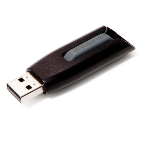 Verbatim USB flash disk, USB 3.0, 16GB, V3, Store N Go, czarny, 49172, USB A, z wysuwanym złączem