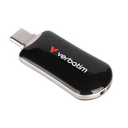 Verbatim USB flash disk, USB C, 128GB, Plectra, czarny, 30225, USB C