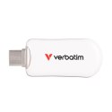 Verbatim USB flash disk, USB C, 256GB, Plectra, biały, 30230, USB C