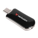 Verbatim USB flash disk, USB C, 256GB, Plectra, czarny, 30226, USB C