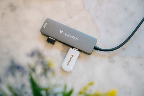 Verbatim USB flash disk, USB C, 64GB, Plectra, biały, 30228, USB C