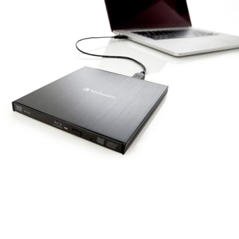 Verbatim Zewnętrzna nagrywarka Blu-Ray, 43890, technologia MDISC (tm)