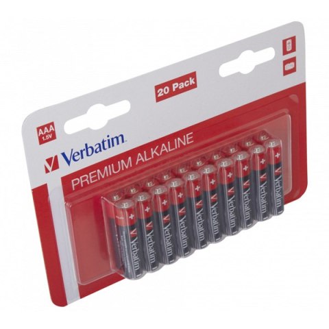 Verbatim Jednorazowa alkaliczna baterie AAA, 20-pack