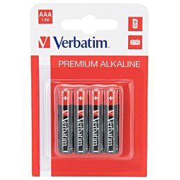Verbatim Jednorazowa alkaliczna baterie AAA, 4-pack