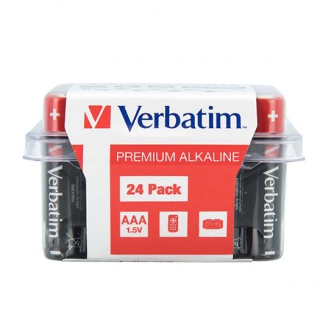 Verbatim Jednorazowa alkaliczna baterie AAA, 24-pack